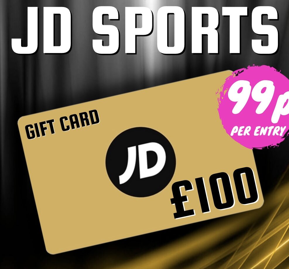 Win £100 JD Sports Voucher or Cash - Raffleade