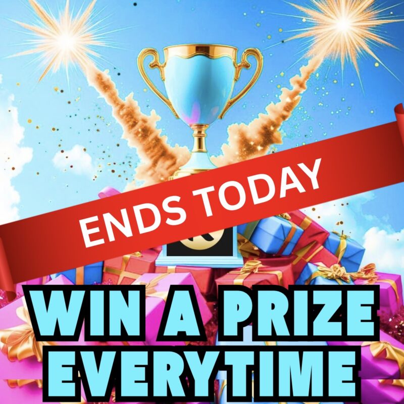 You Win Every Time | £250 end prize - Raffleade