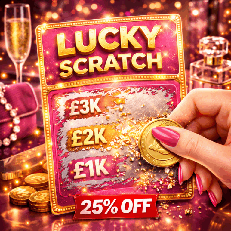 Scratch Raffle Goodluck Lucky Scratch | Win £3000 Instantly | 1 in 3 Wins! - Raffleade
