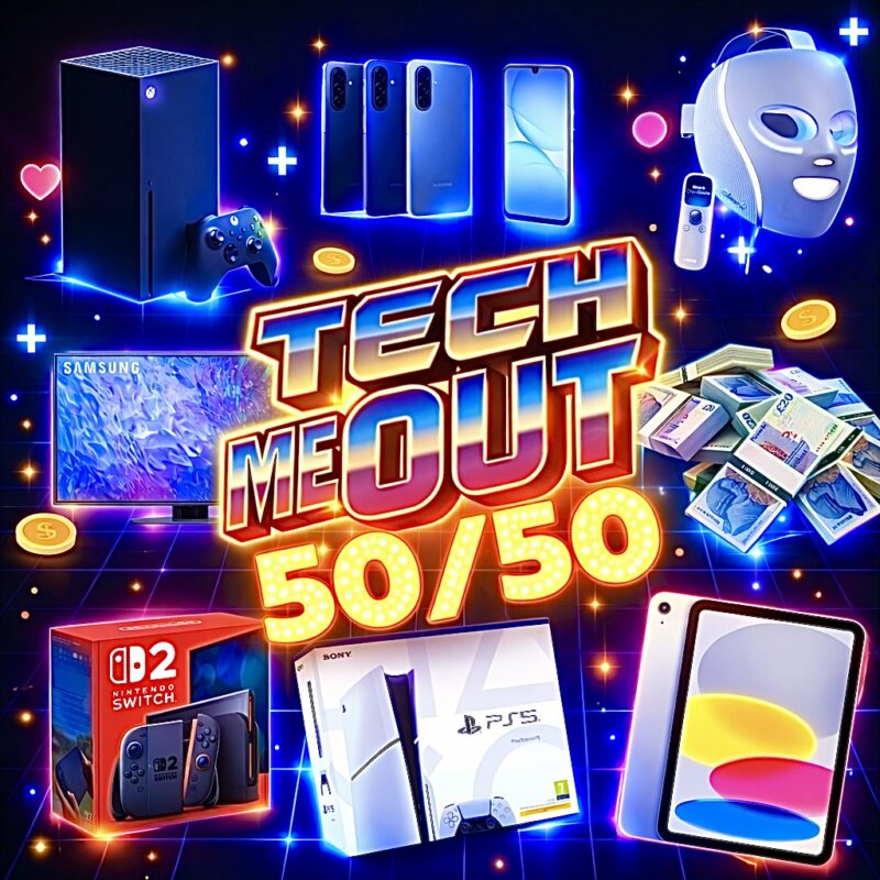 50/50 Tech & Cash Instant Wins - Raffleade