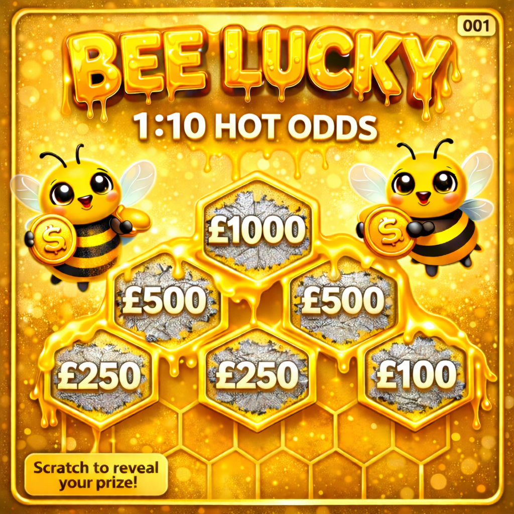 Instant Win Scratch | 1:10 Odds | Win £1000