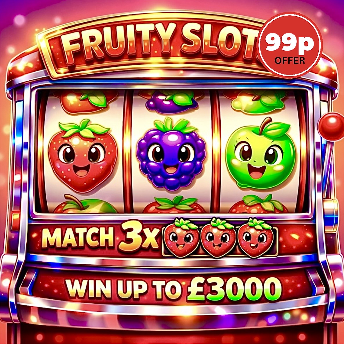 Instant Cash Slots | Win £3000 for 99p