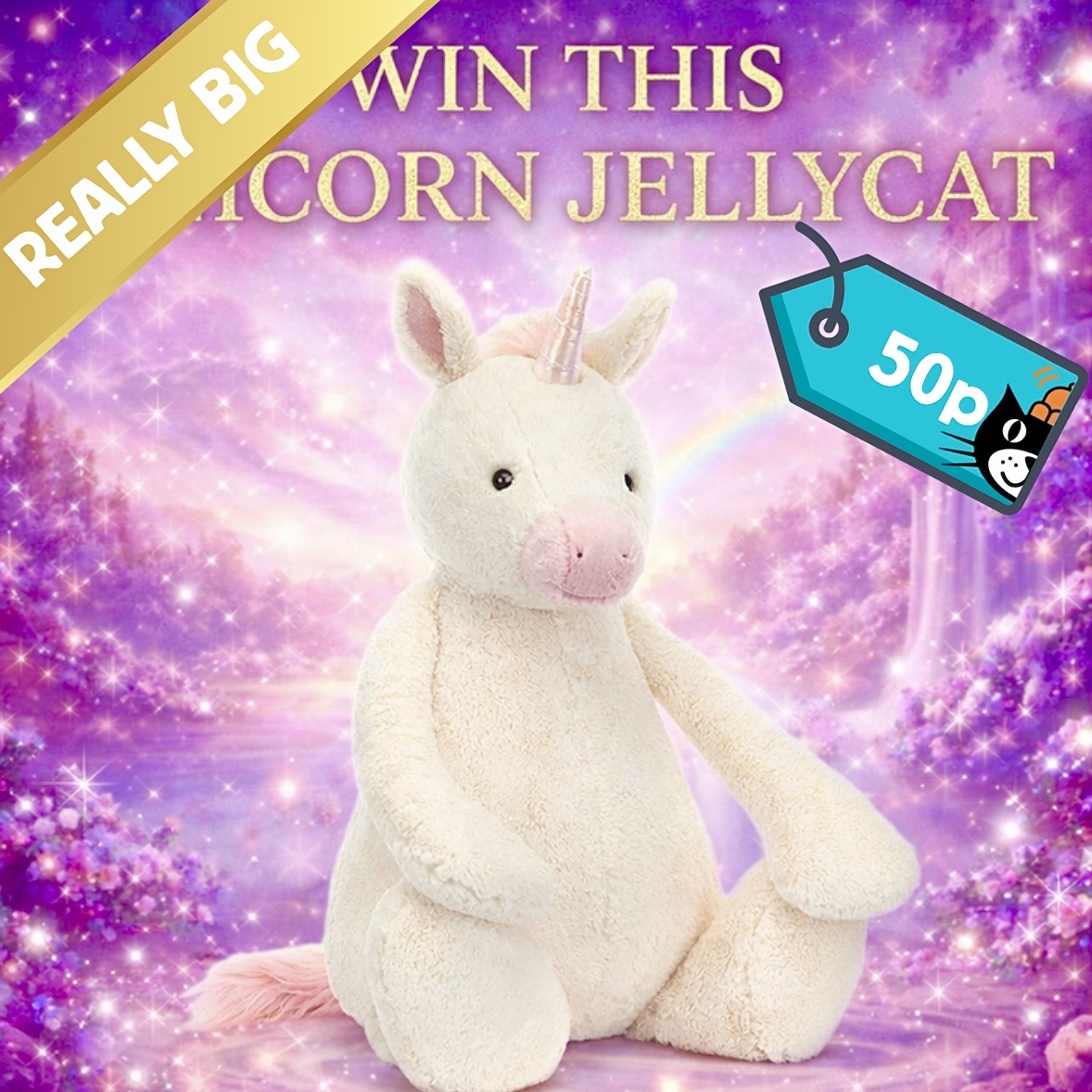 Win this REALLY BIG Jelly Cat!