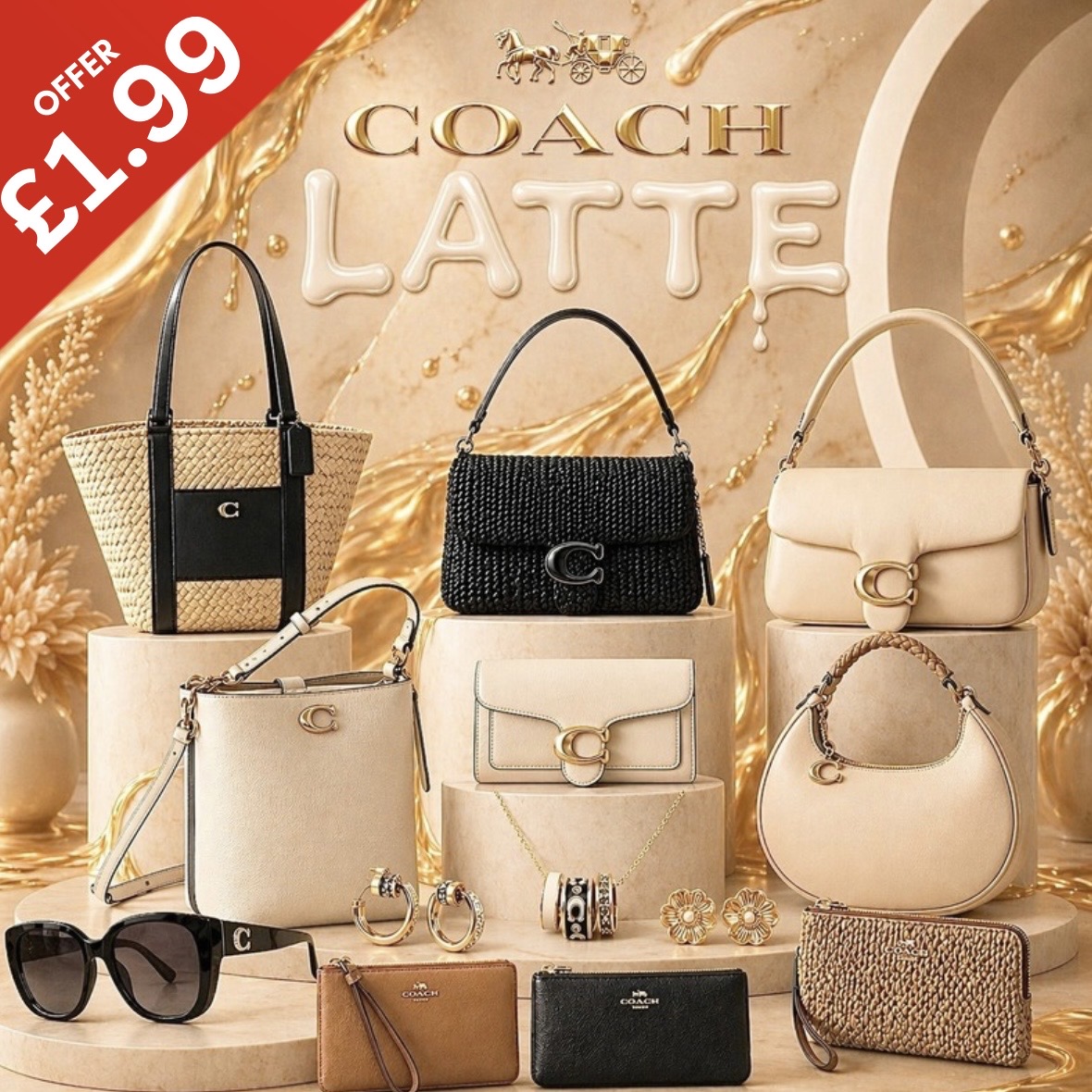 Coach ‘Latte’ Instant Wins!