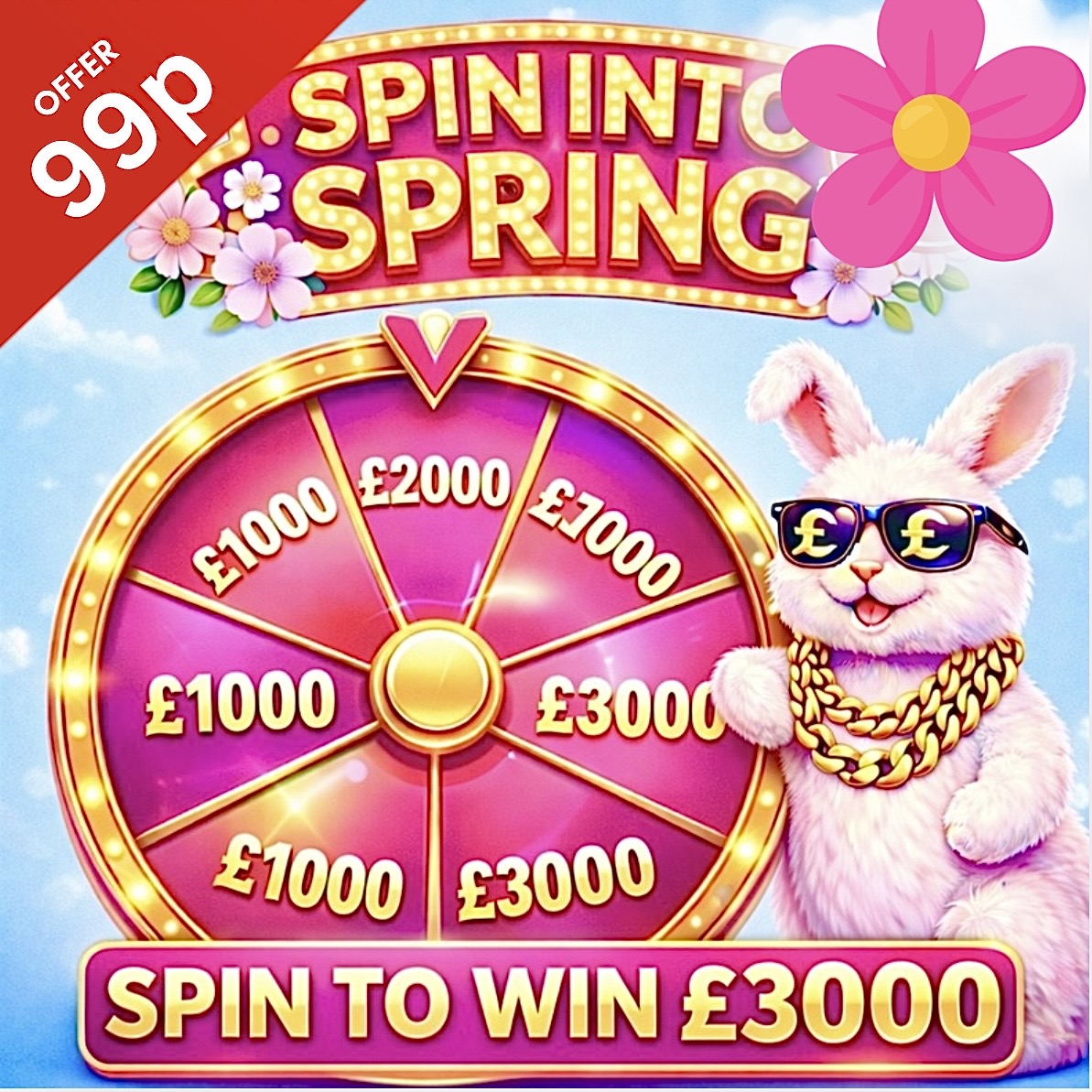Instant Cash Spins | Win £3000