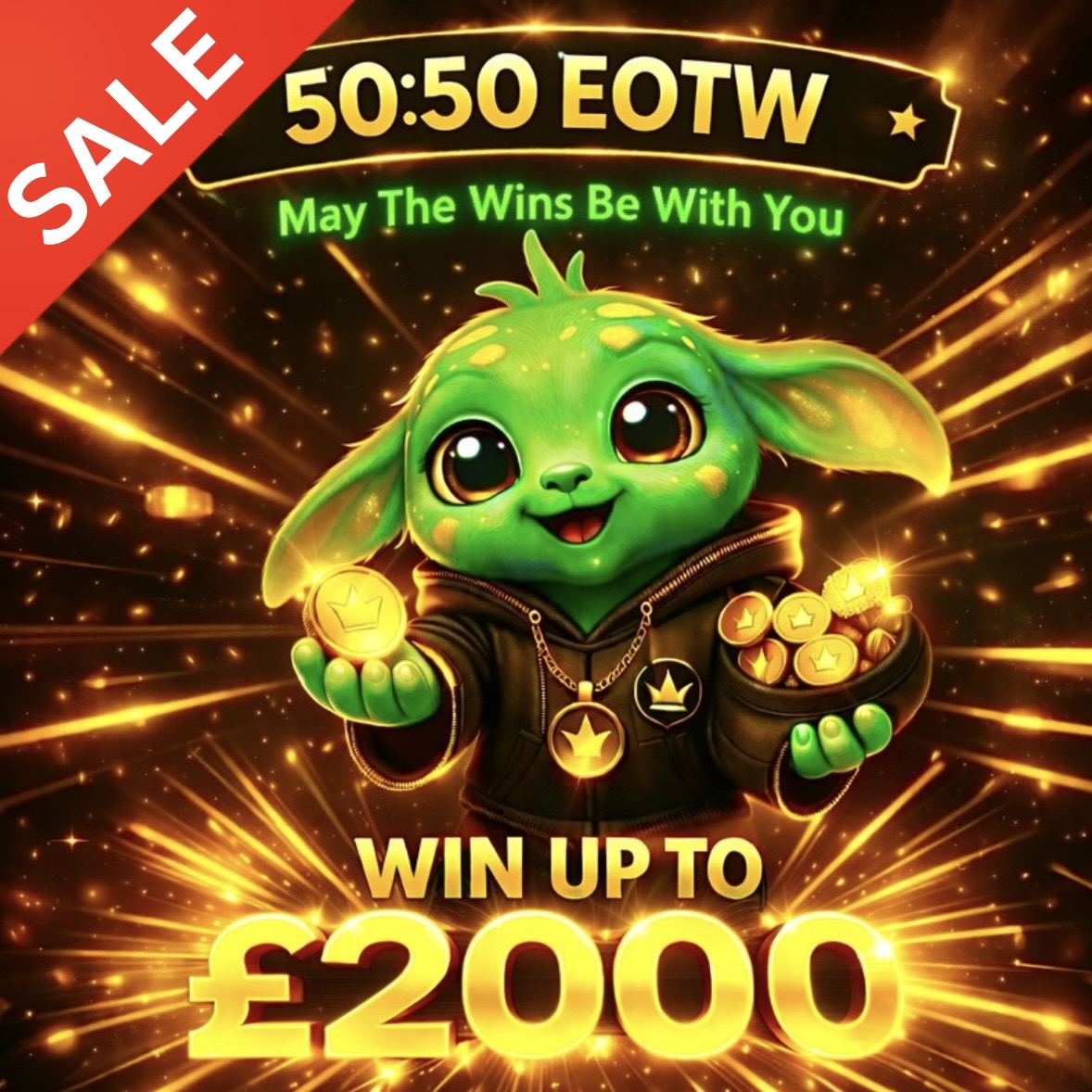 Half of Tickets are Winners | Win £2000