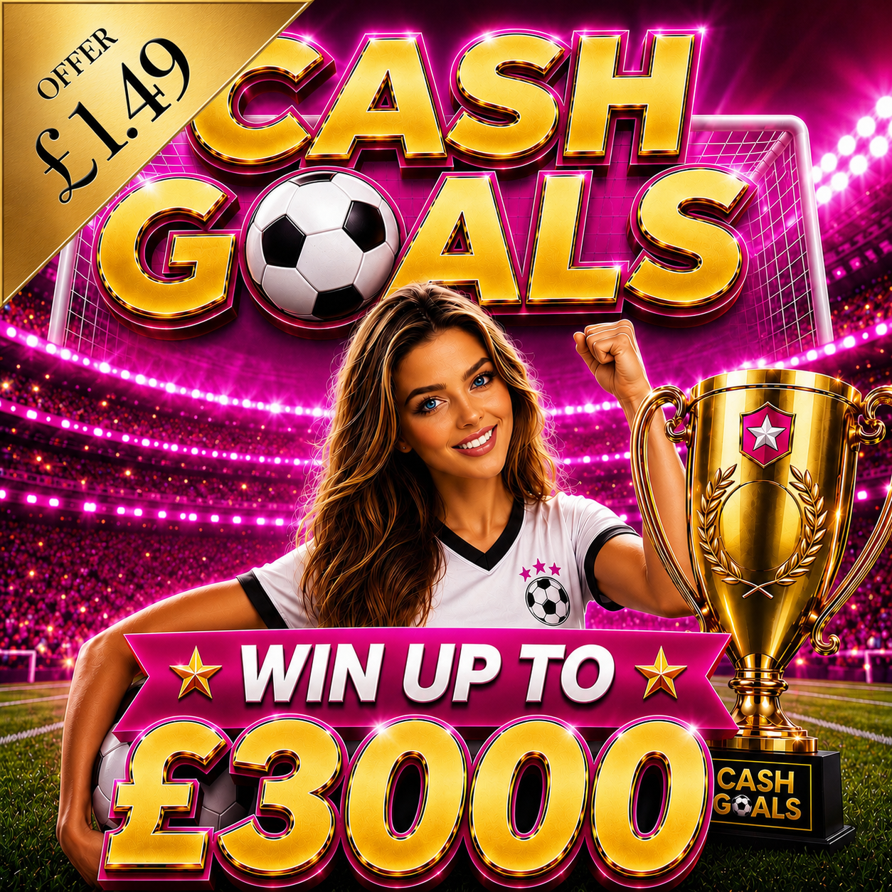 Score £3000 instantly! ⚽️
