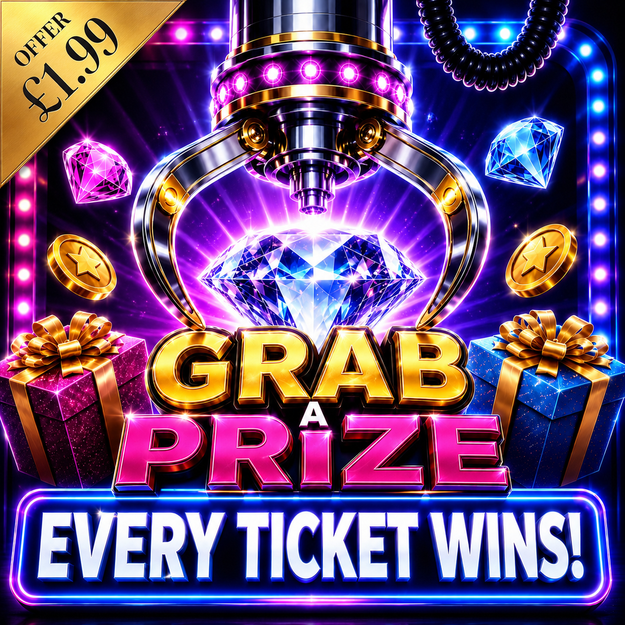 Grab a Prize EVERYTIME | £30,000 Prize pot