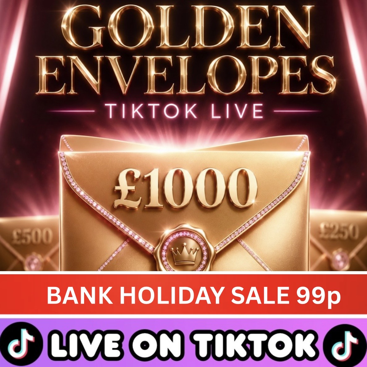[LIVE] Golden Envelopes 💌 Win £1000