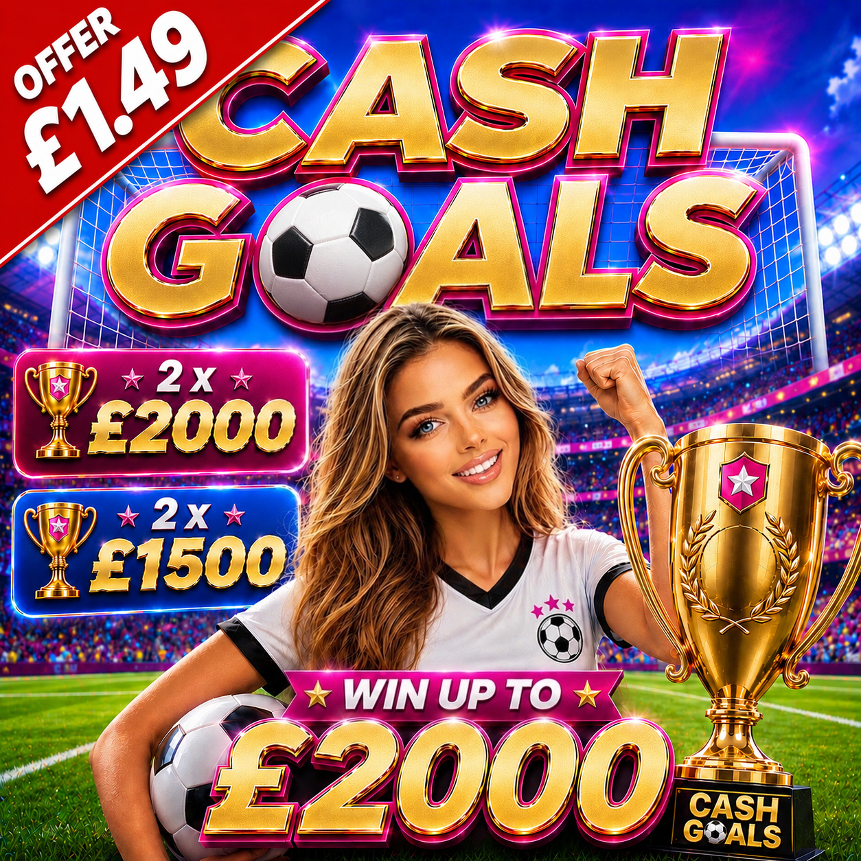 Score £2000 instantly! ⚽️