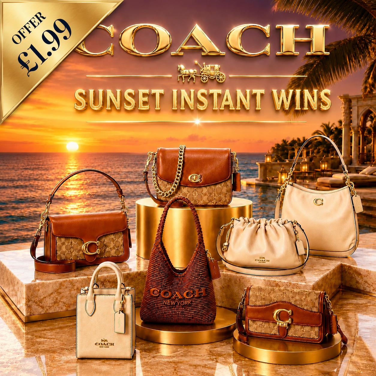 Coach ‘Sunset’ Instant Wins!