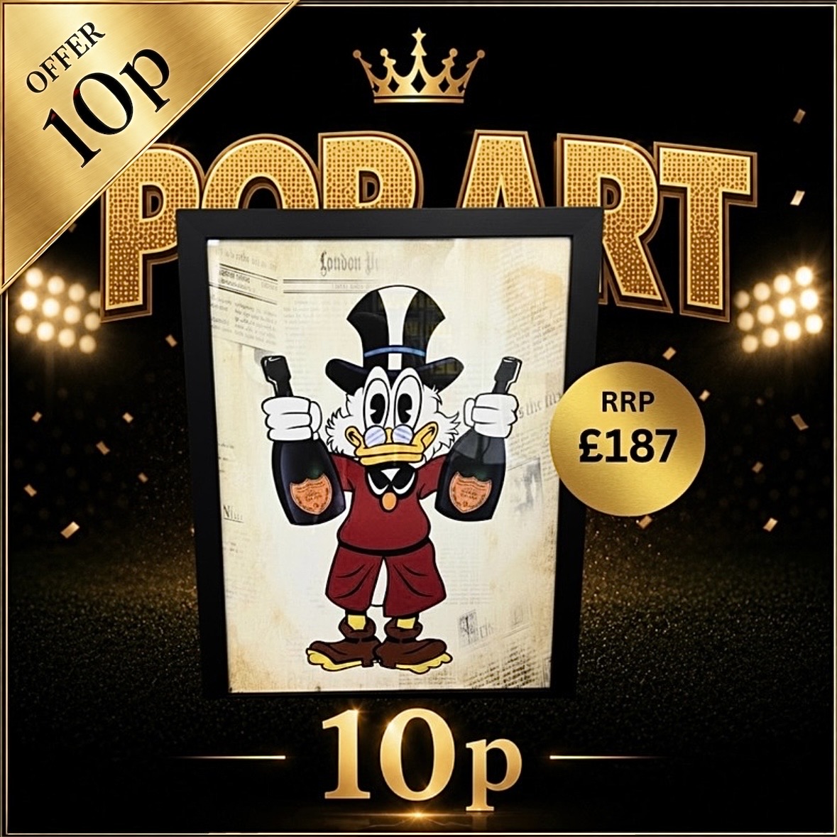Win This Pop Art Duck Canvas!